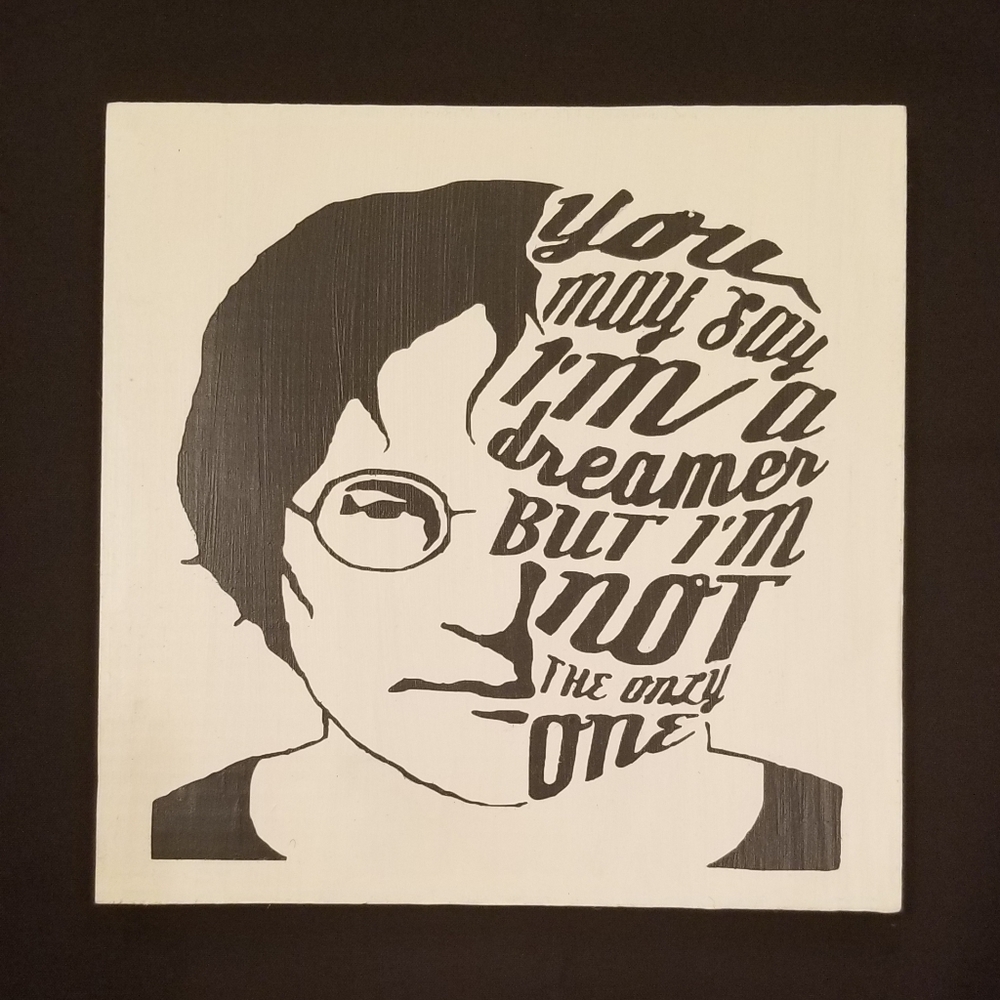 John Lennon sign
